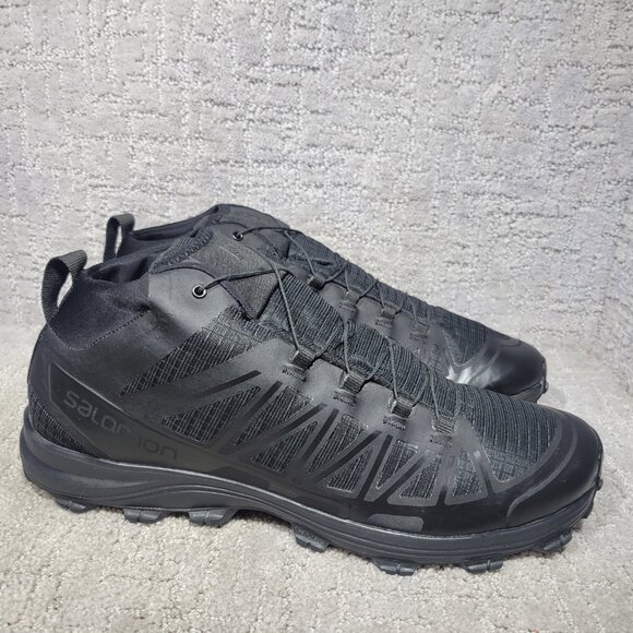 Salomon Speed Assault Unisex Size US L13 M12 Black Synthetic